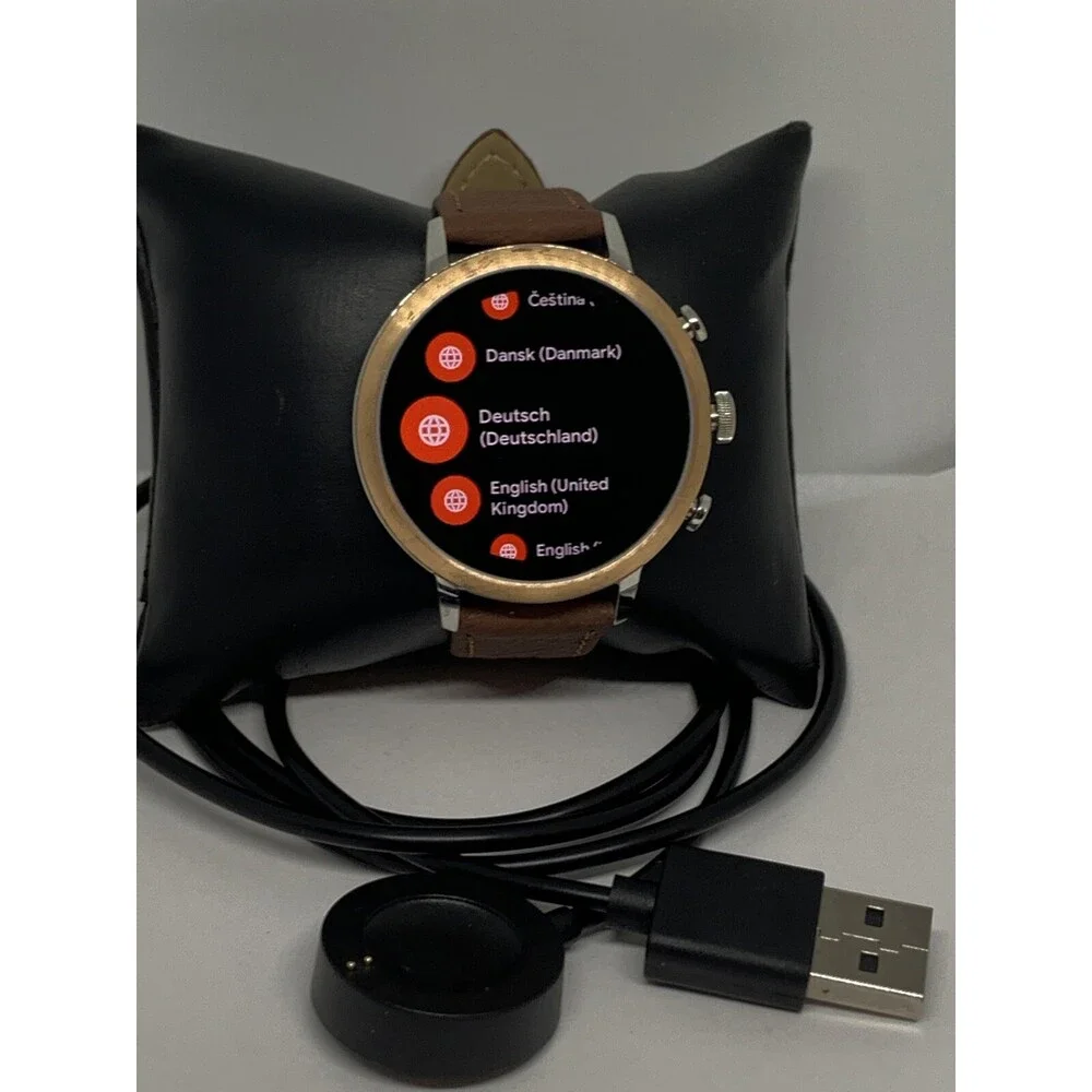 Fossil Gen 4 Authentic Digital Dial Smart Watch Custom Band FTW6016 NP21